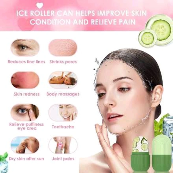 Home / Health & Personal Care Appliances / Health Care / Health Care Devices / Massagers / SHIPPLIER Massagers / SHIPPLIER Ice Roller For Face Women skin glowing facial massage leakproof roller silicon Ice Roller For Face Women skin glowing facial massage leakproof roller silicon Massager (Multicolor)SHIPPLIER Ice Roller For Face Women skin glowing facial massage leakproof roller s
