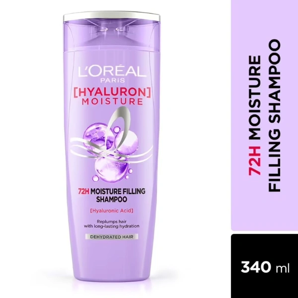 Loreal Paris Hyaluron Moisture 72H Moisture Filling Shampoo  340ml 