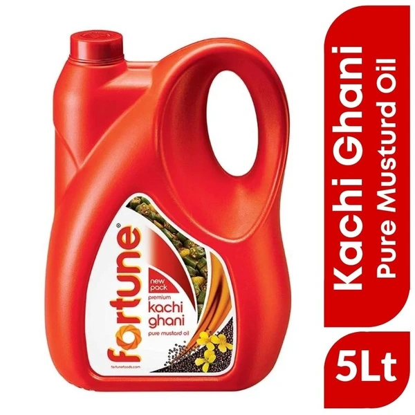 Fortune Kachi Ghani Musturd Oil 5L