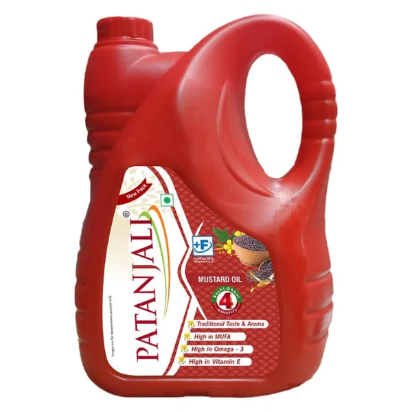 Patanjali Pure Kachi Ghani Musturd Oil 5L