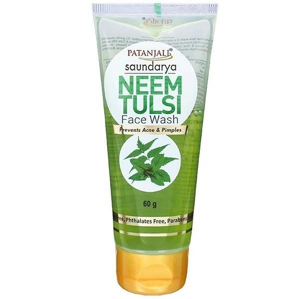 Patanjali Neem & Tulsi Face Wash  60gm