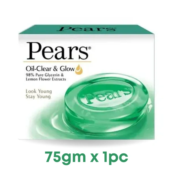 Pears Oil Clear and Glow Gel Bathing Soap  75gm