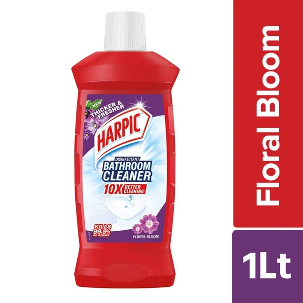 Harpic Bathroom Cleaner FLORAL BLOOM  1Lt Botttle