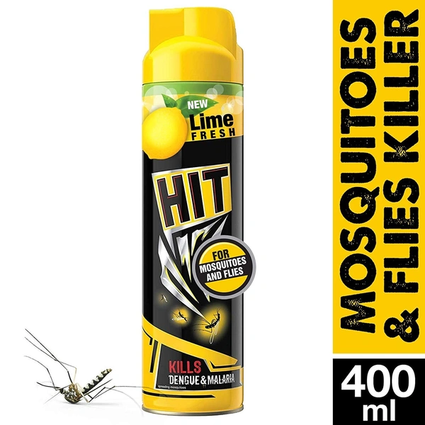 Hit LIME Fragrance (Mosquito & Fly Killer Spray)  400ml Spray