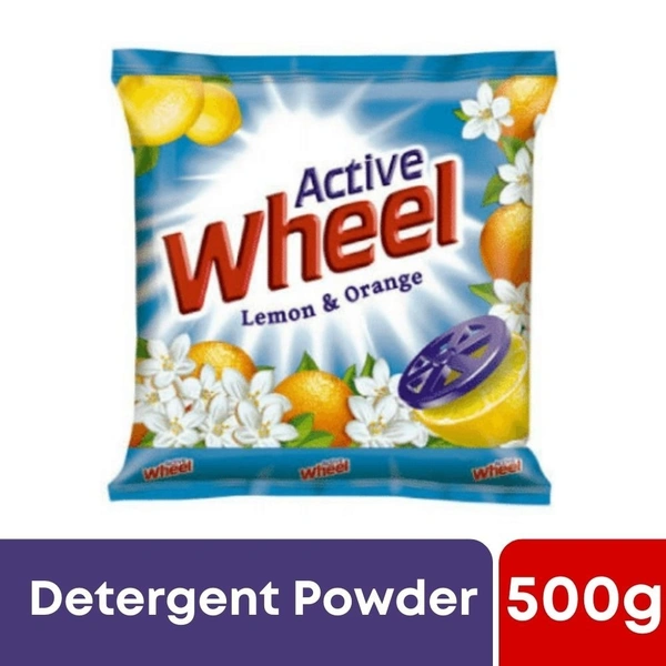 Wheel Active 2 in 1 Detergent Surf Powder  500g pkt