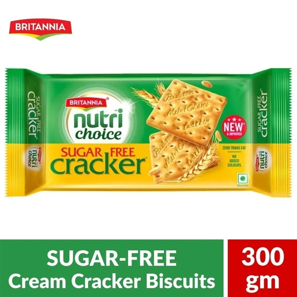 Britannia Nutri Choice Cream Cracker (Sugar Free Biscuits) 300gm