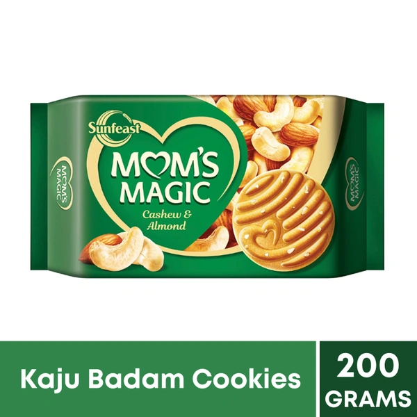 Sunfeast Moms Magic Kaju & Almond Cookies 200gm