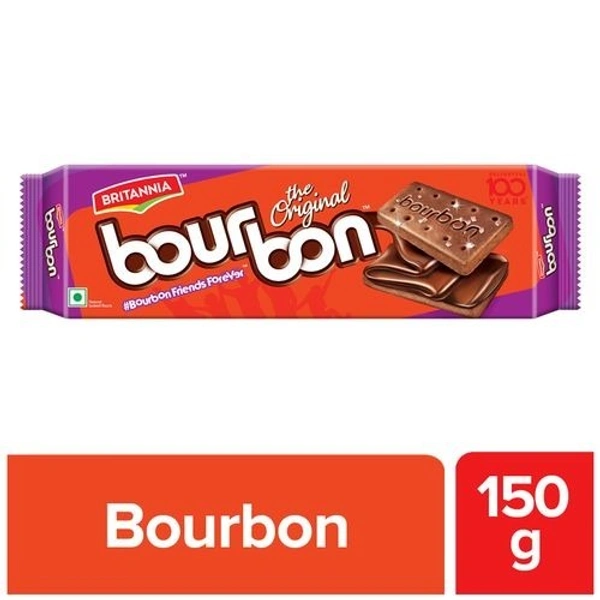 Britannia Bourbon Chocolate Cream Biscuit  150gm