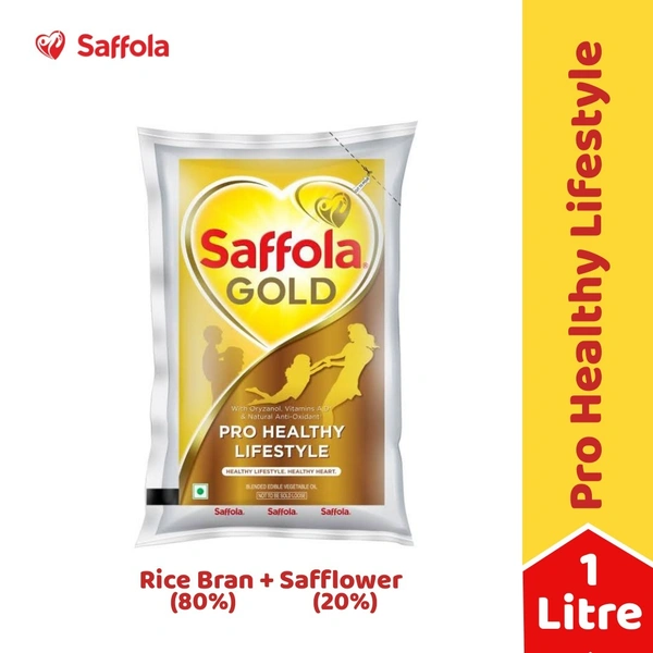 Saffola Gold Refined Cooking Oil 1L