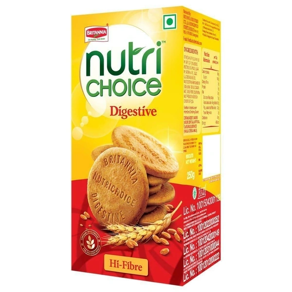 Nutri Choice Hi-Fibre Digestive Cookies 250gm