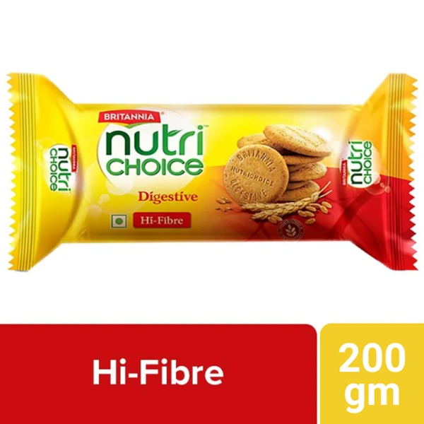 Nutri Choice Digestive High Fibre Cookies 200gm