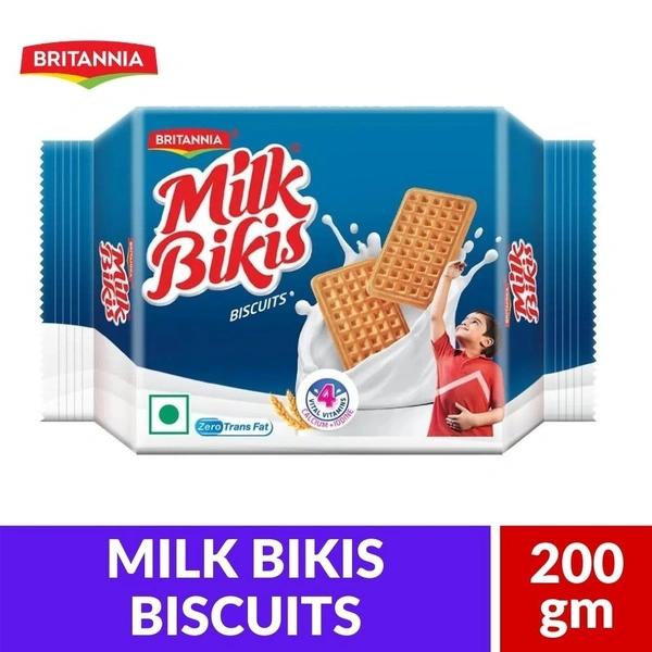 Britannia Milk Bikis Milk Biscuit 200gm
