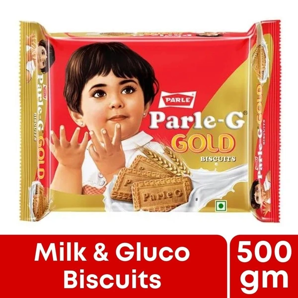 Parle Gold Glucose Biscuits (Super Saver) 500gm