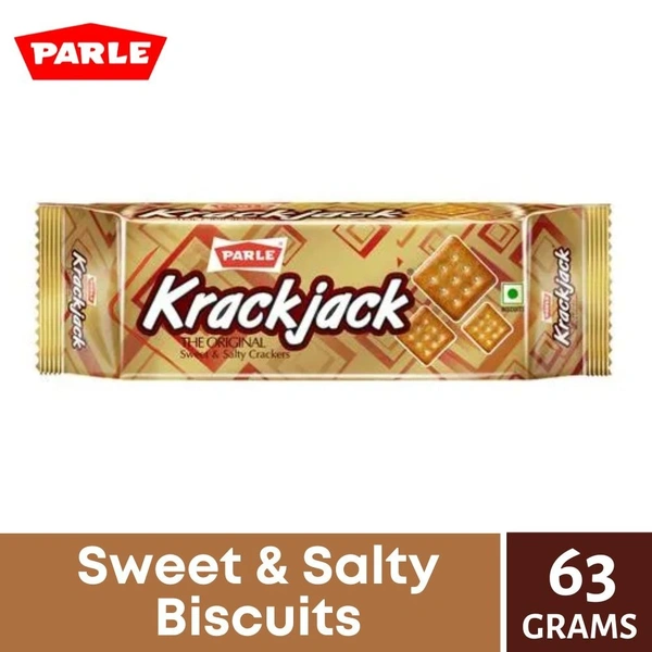 Parle Krack Jack Biscuit Sweet & Salty  63gm