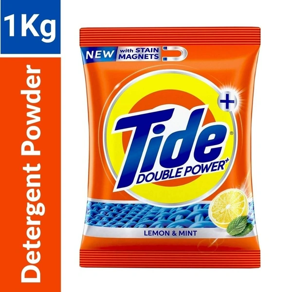 Tide Plus Double Power Detergent Powder  1Kg Pack