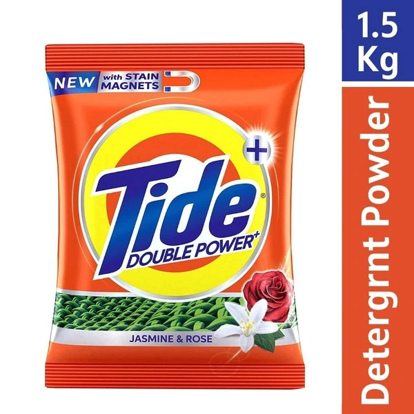 Tide Plus Jasmine & Rose Detergent Powder Extra Power  1.5 kg