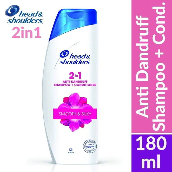 Head & Shoulder 2in1 Smooth & Silky (Shampoo+Conditioner)  180ml 