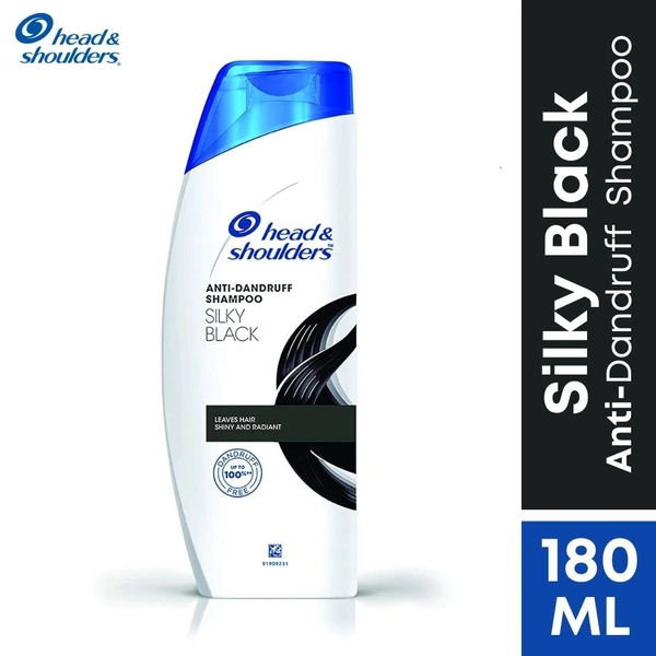 Head & Shoulder Silky Black Daily Shampoo  180ml