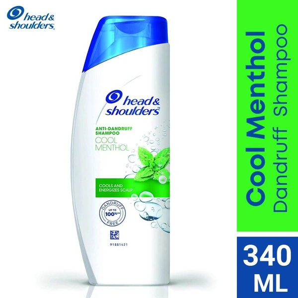 Head & Shoulder Cool Menthol Daily Shampoo  340ml 