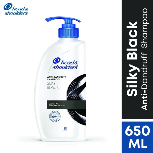 Head & Shoulder Silky Black Daily Shampoo  650ml