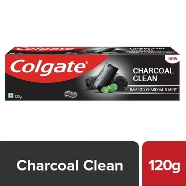 Colgate Charcoal Clean Gel Toothpaste  120gm