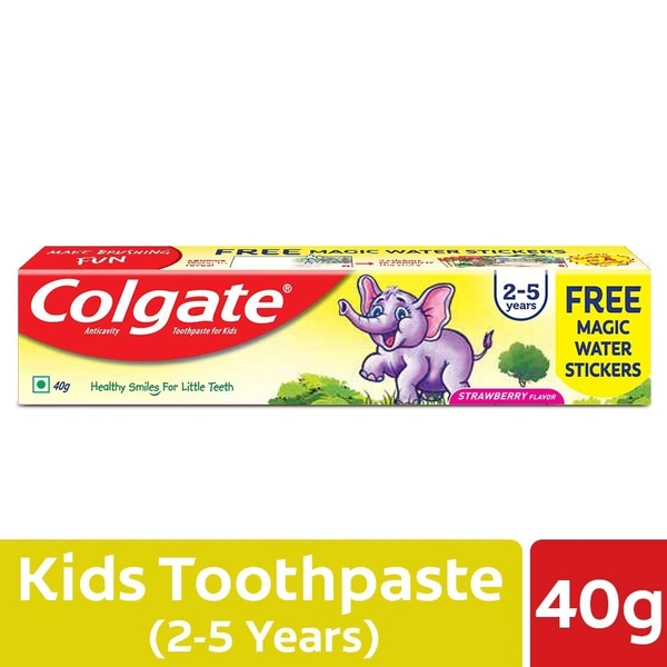 Colgate Strawberry Flavour Kids toothpaste (2-5Years)  40gm