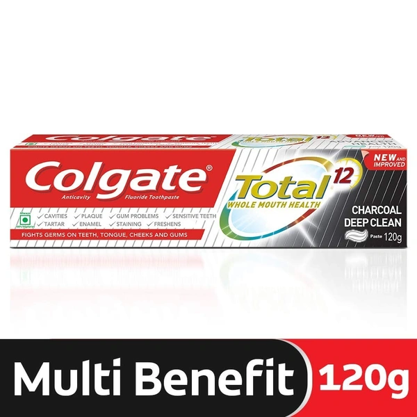 Colgate Total Charcoal Deep Clean Toothpaste  120gm