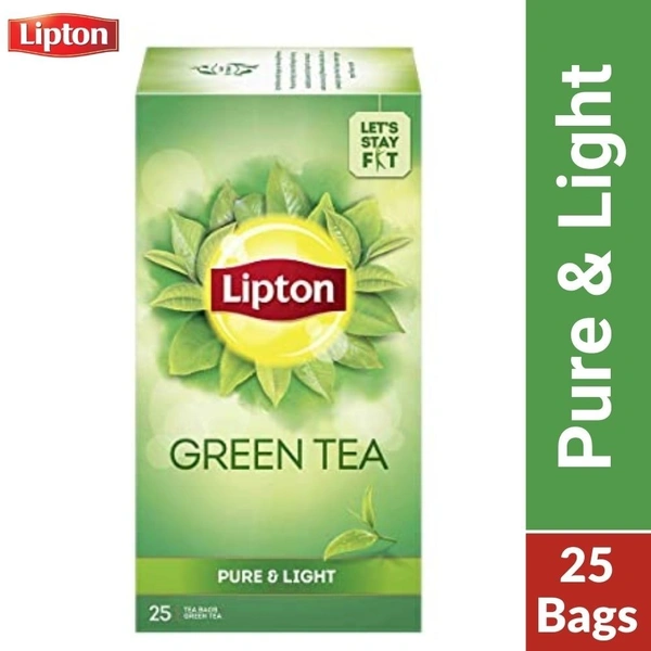 Lipton PURE & LIGHT Green Tea Bags 25 Tea Bags