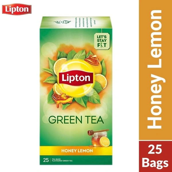 Lipton HONEY LEMON Green Tea Bags 25 Tea Bags