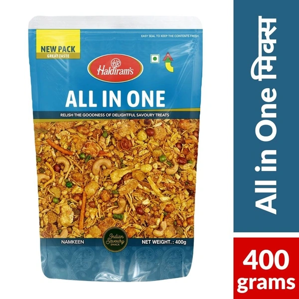 Haldiram All in One Mix Namkeen  400gm