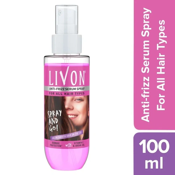 Livon Anti Frizz Hair Serum  100ml
