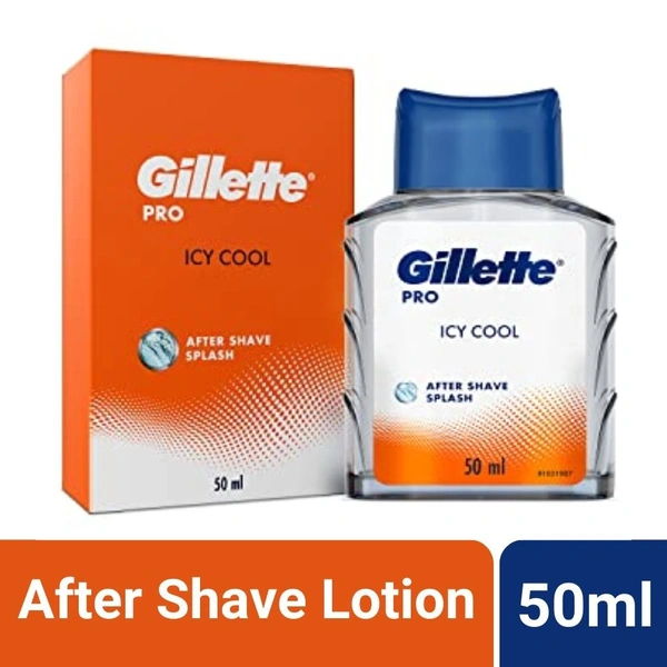 Gillette PRO After Shave Lotion (Icy Cool)  50ml Bottle