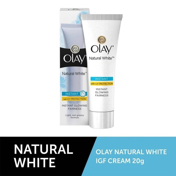 Olay Natural white Instant Fairness cream  20gm tube
