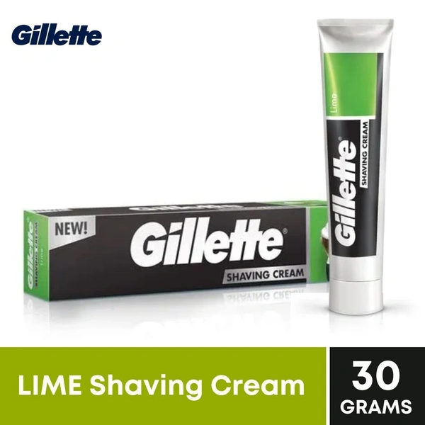 Gillette LIME Shaving Cream  30gm tube