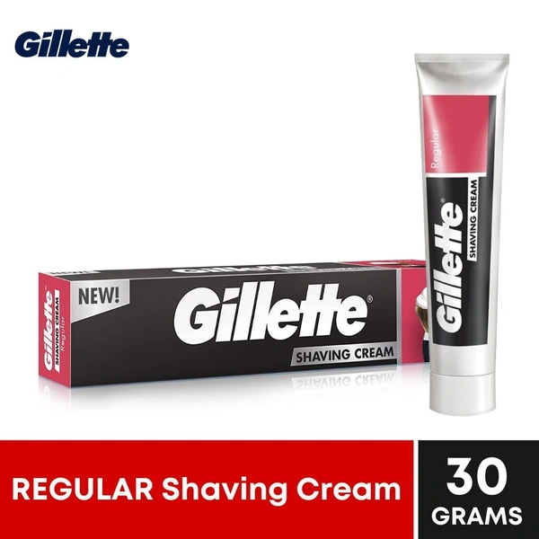 Gillette REGULAR Shaving Cream  30g tube