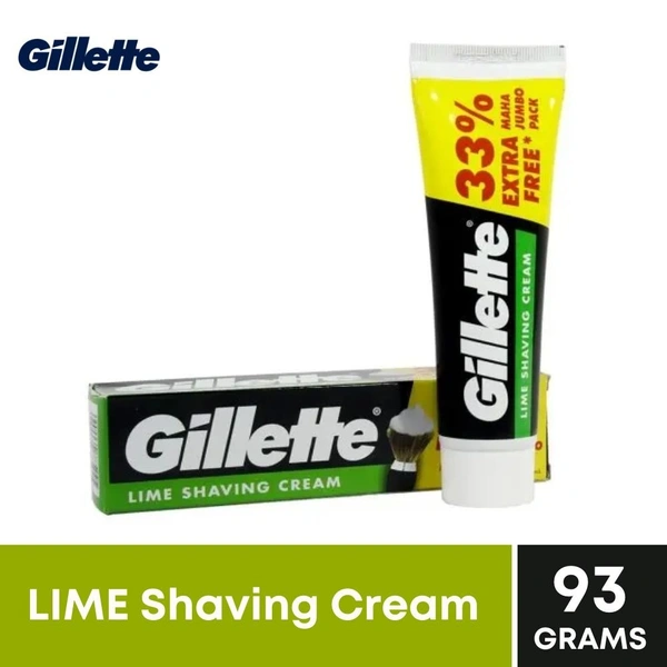 Gillette LIME Shaving Cream  93gm tube