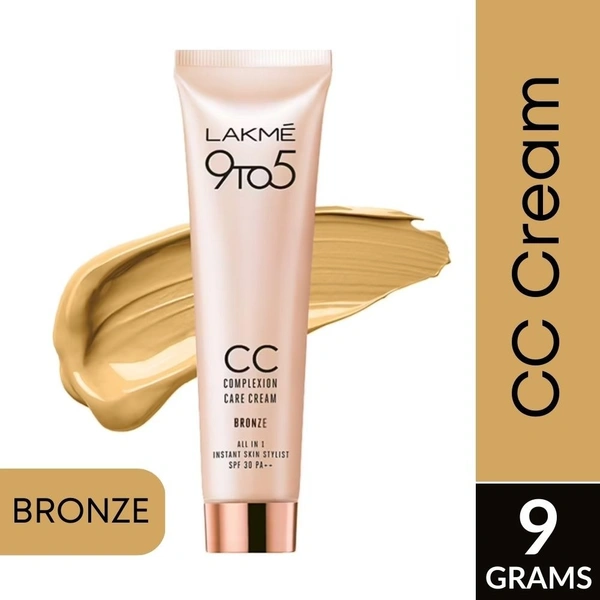 Lakme BRONZE Complexion Care (CC) Face Cream  9gm tube