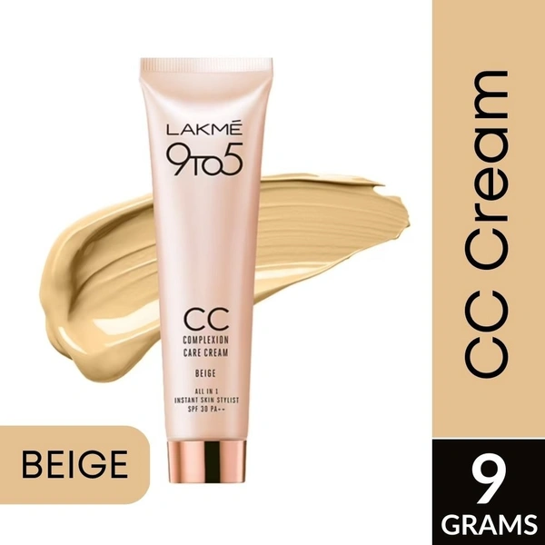 Lakme BEIGE Complexion Care (CC) Face Cream  9gm tube