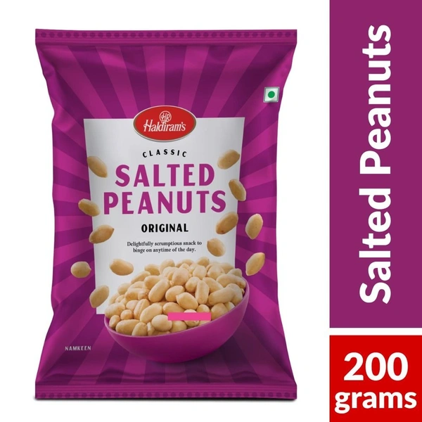 Haldiram Salted Peanuts Namkeen  200gm