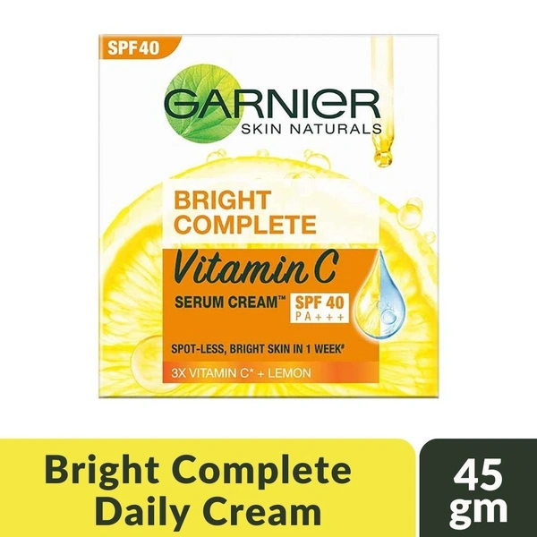 Garnier Light Complete Fairness Serum Cream  45gm pot