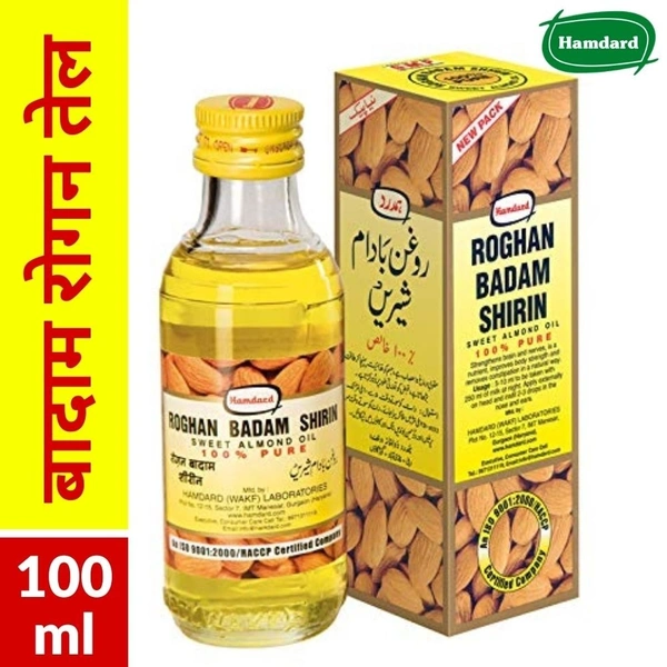 Hamdard Rogan Badam Almond Oil  100ml