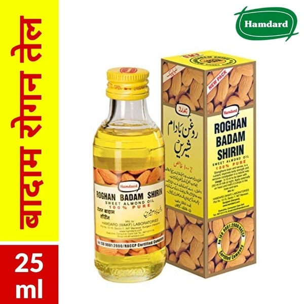 Hamdard Rogan Badam Almond Oil  25ml 