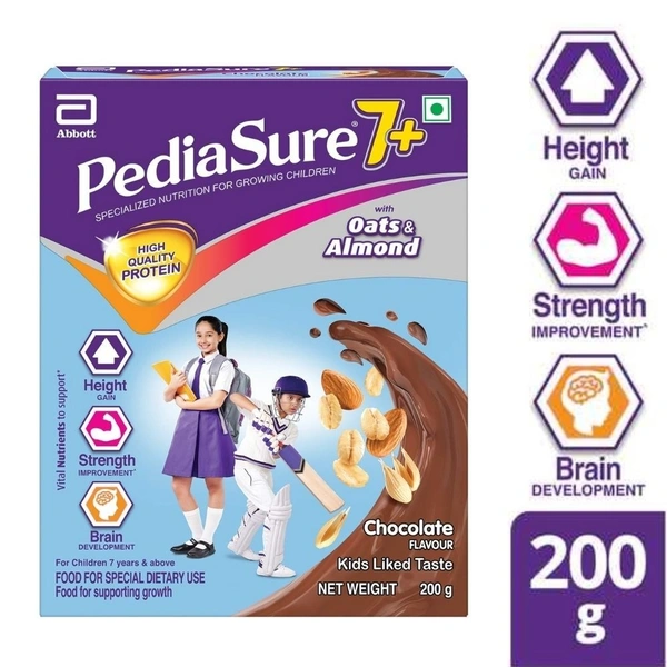 Pediasure 7+yrs Nutrition Drink Chocolate Flavour 200gm