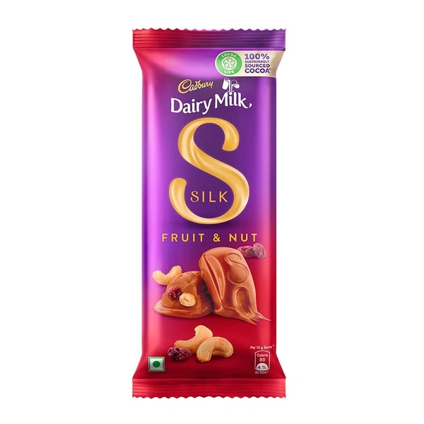 Cadbury Silk Fruit & Nut Chocolate Bar (Mini)  55gm