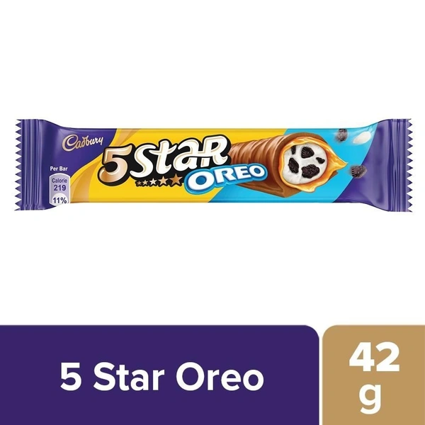  Cadbury Cadbury 5 STAR Oreo  42gm