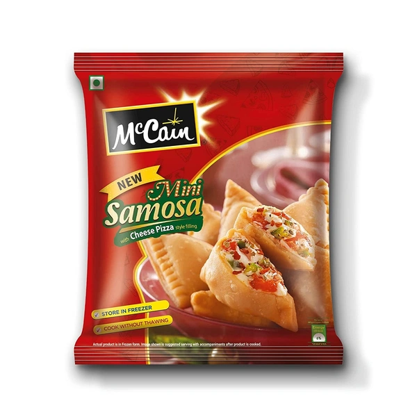 McCain CHEESE PIZZA Mini Samosa Snacks  240gm