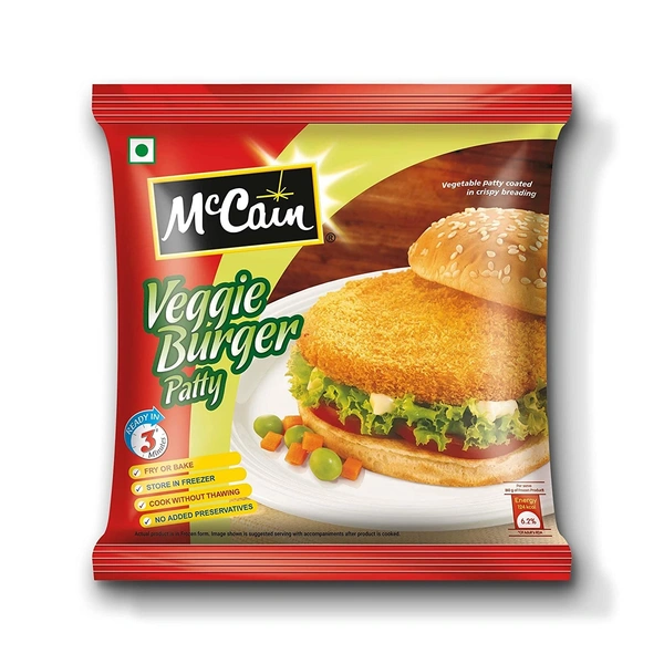 McCain Veggie Burger Patty  360gm