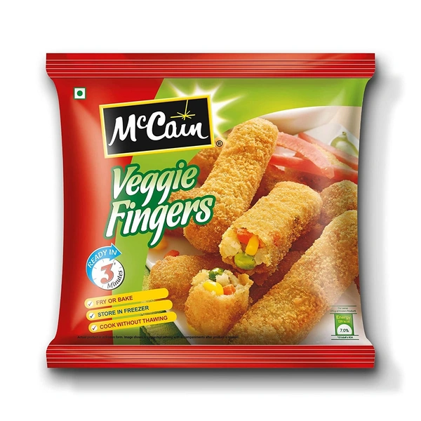 McCain Veggie Fingers Veg Snacks  400gm