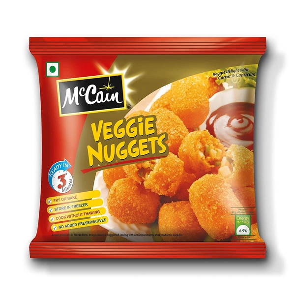 McCain Veggie Nuggets Veg Snacks  325gm