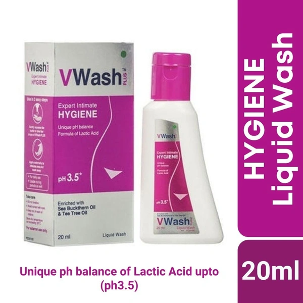 V Wash Intimate Liquid Hygiene Wash  20ml Bottle